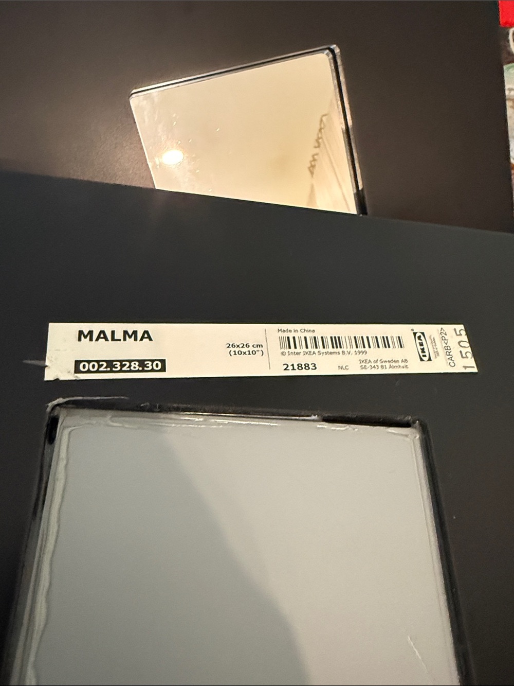 IKEA Black Square Picture Frame Set of 6 - Picture 3 of 3